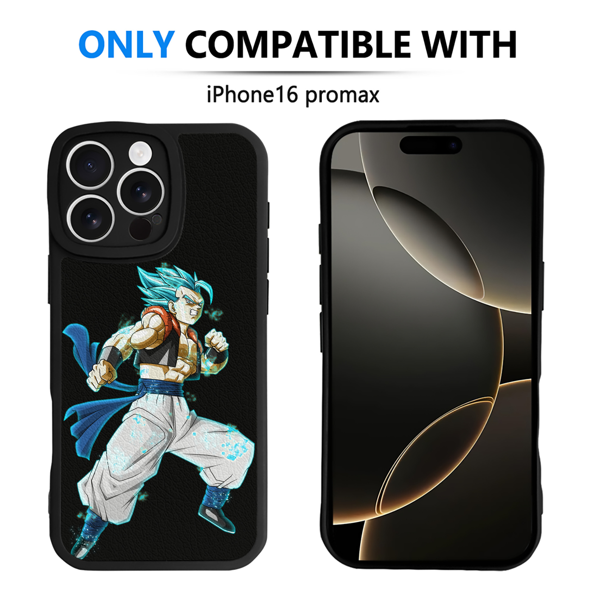 （画像用） ドラゴンボール ベジータ四世（Bejīta Yonsei）DRAGON BALL Vegeta IV 【iPhone 16シリーズ対応】シリコンスマホケース（レザー調） 材質：シリコン